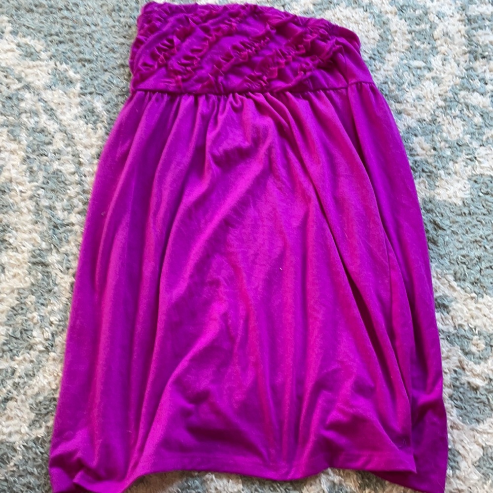 Purple swimsuit cover up in good condition.